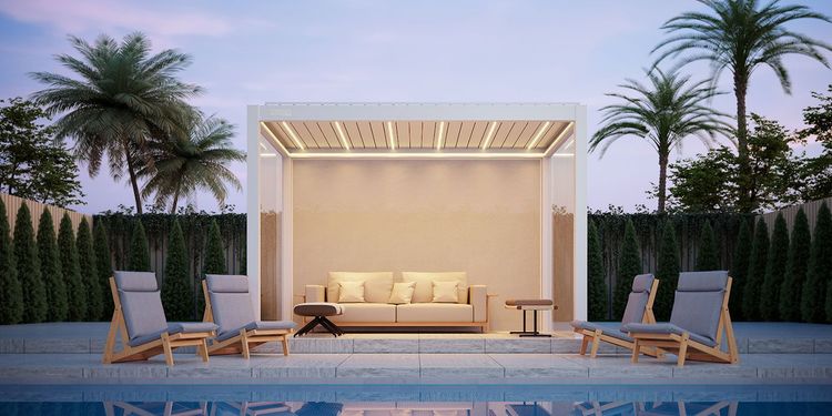 Louvered Aluminum Pergola Kits | Relaxure